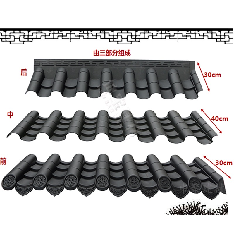 古瓦新制，樹脂仿古瓦為現(xiàn)代仿古建筑添磚加瓦