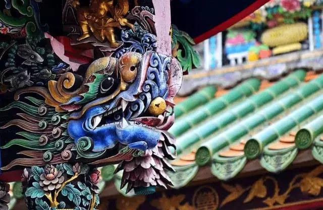 潮州嵌瓷，屋頂生花