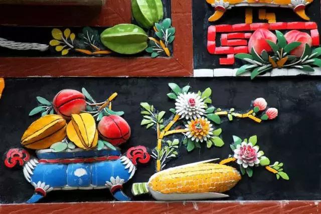 潮州嵌瓷，屋頂生花